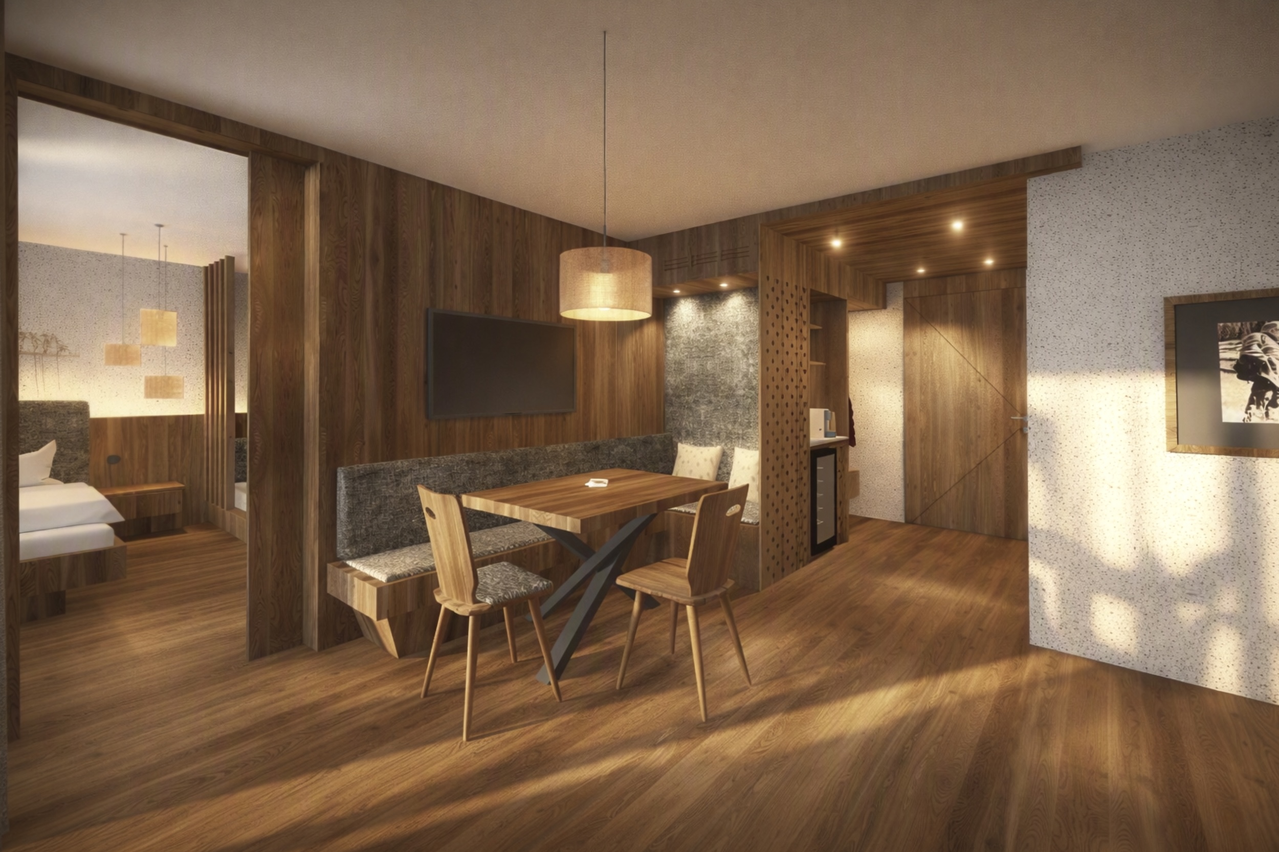 Post Alpina - Family Chalets Dolomites Zimmerkategorien New Suite Settimo Cielo - ab Dezember 2026