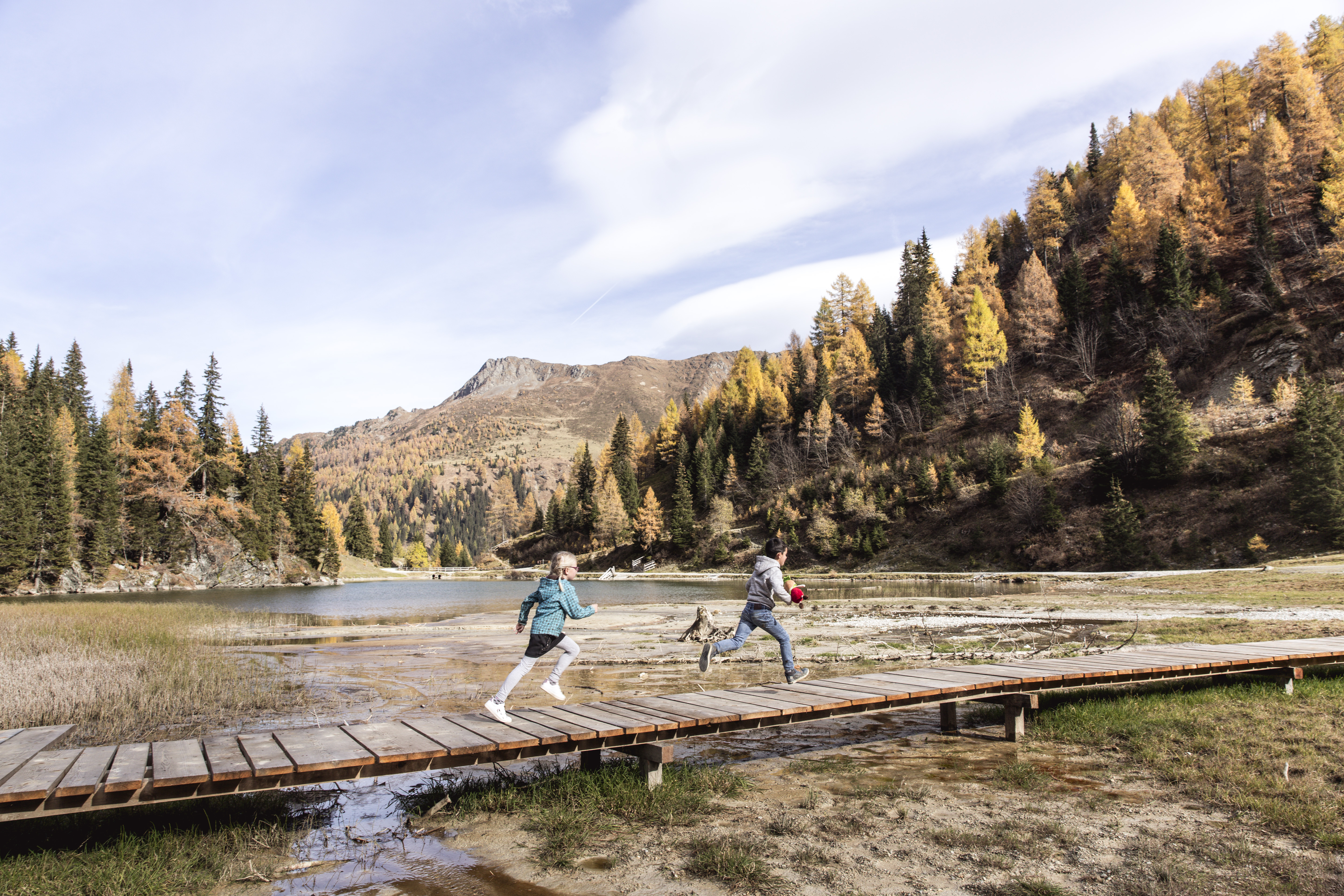 Almfamilyhotel Scherer****s - Familotel TIROL Ausflugsziele Klapfsee - unser Bergsee