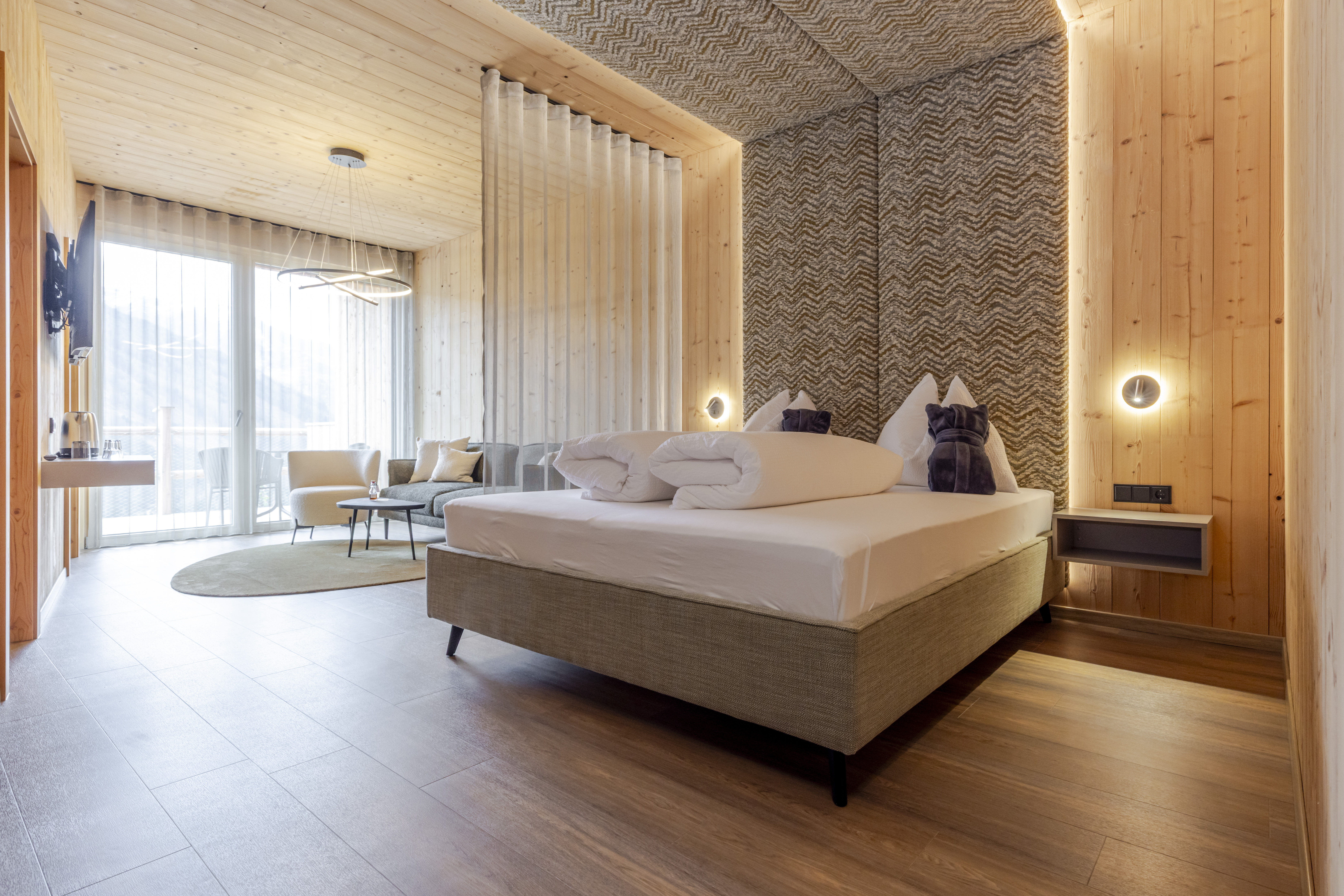 Kinderhotel: Gartensuite - Almfamilyhotel Scherer****s - Familotel TIROL - Wohnen | Schlafen