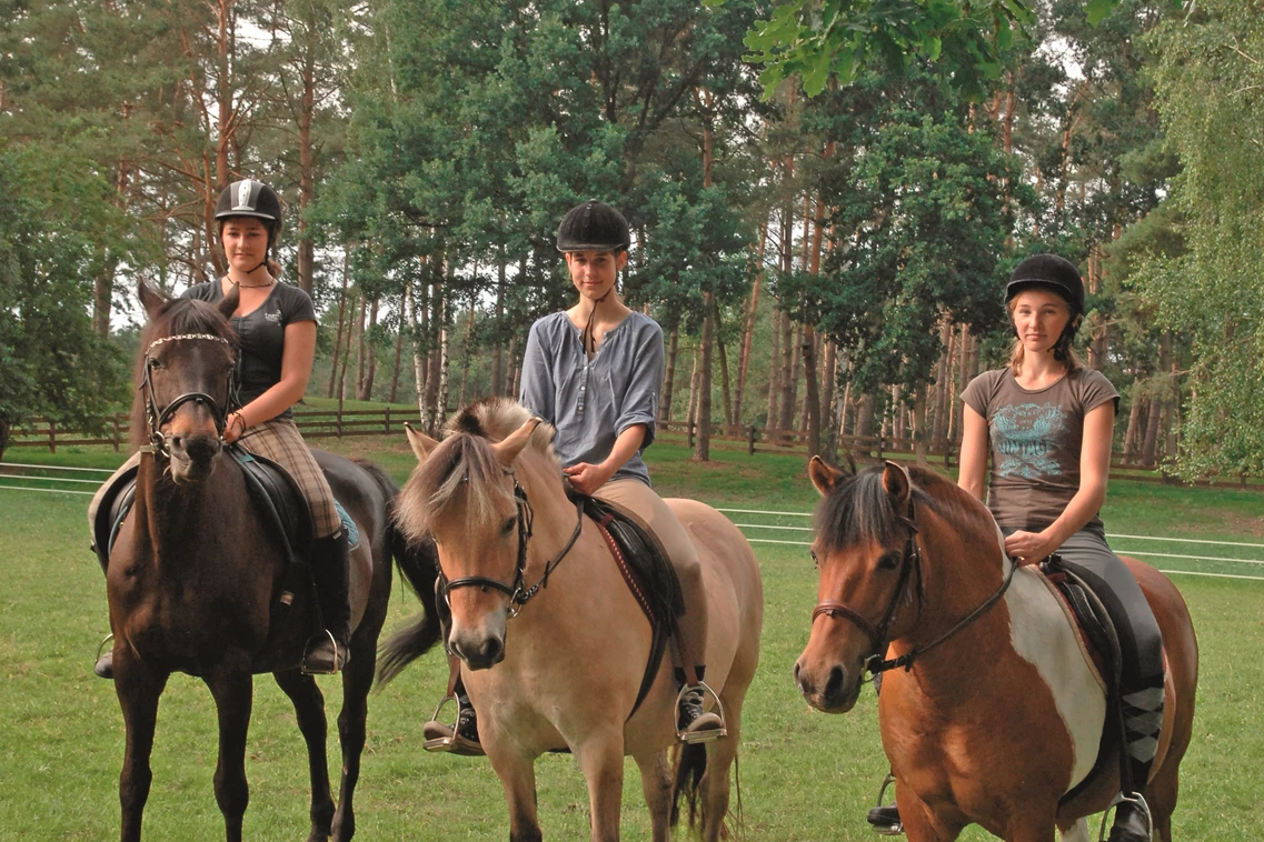 Kinderhotel: Reiten in die Umgebung - Aparthotel Am See