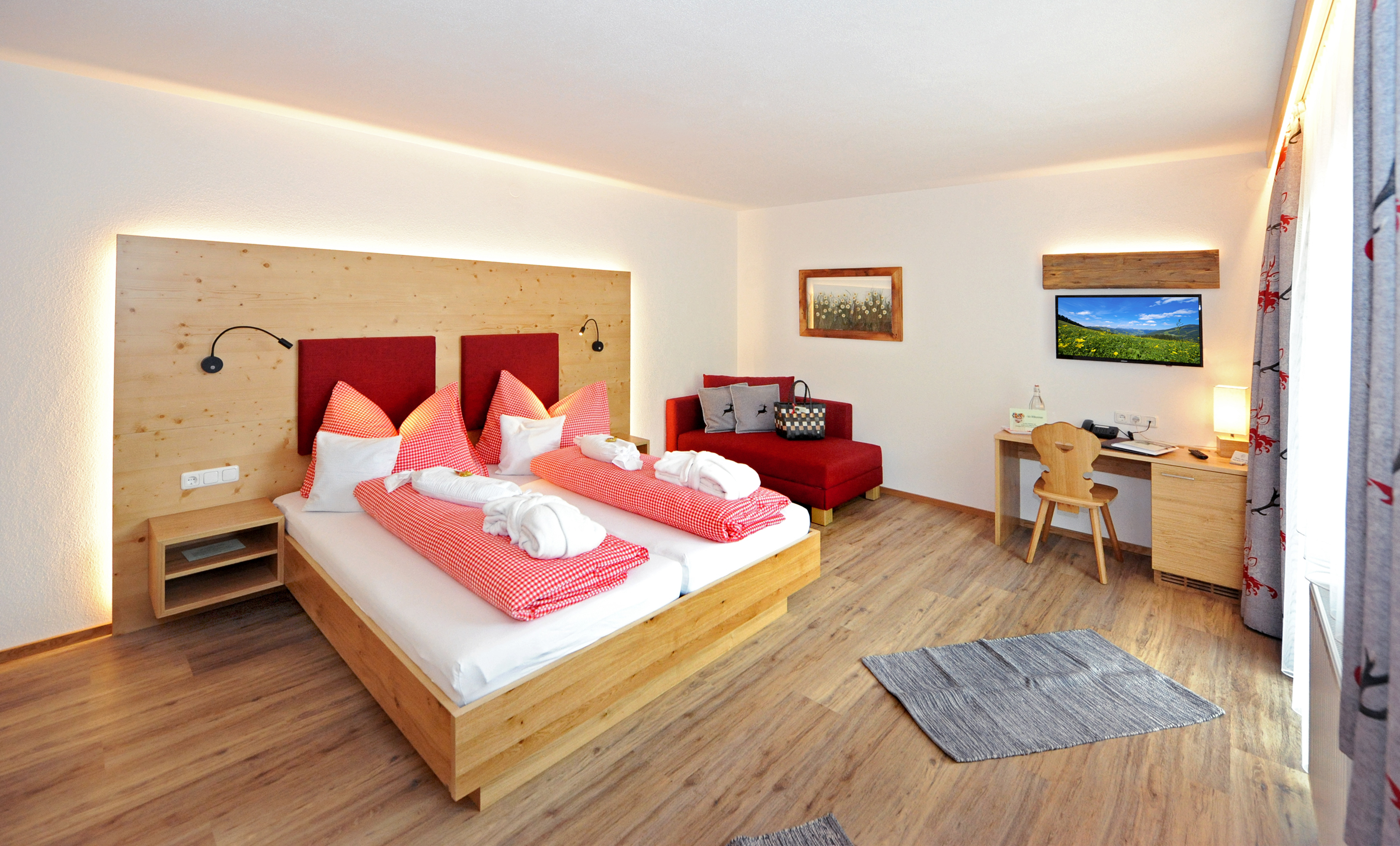 Familienhotel - Saalbach Hinterglemm - Zimmer im Forsthaus - Hotel Eggerhof 