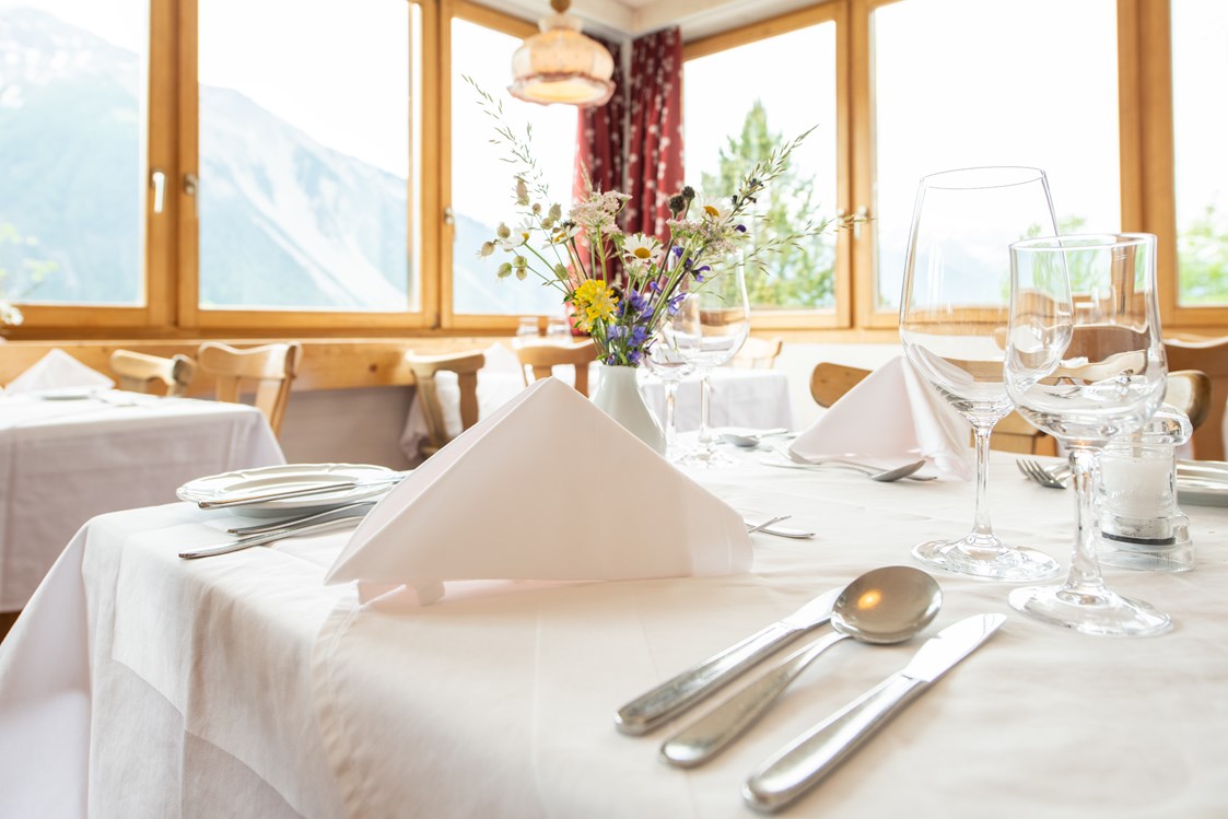 Kinderhotel: Restaurant - Aparthotel Muchetta - Davos Wiesen - Graubünden - Schweiz - Aparthotel Muchetta